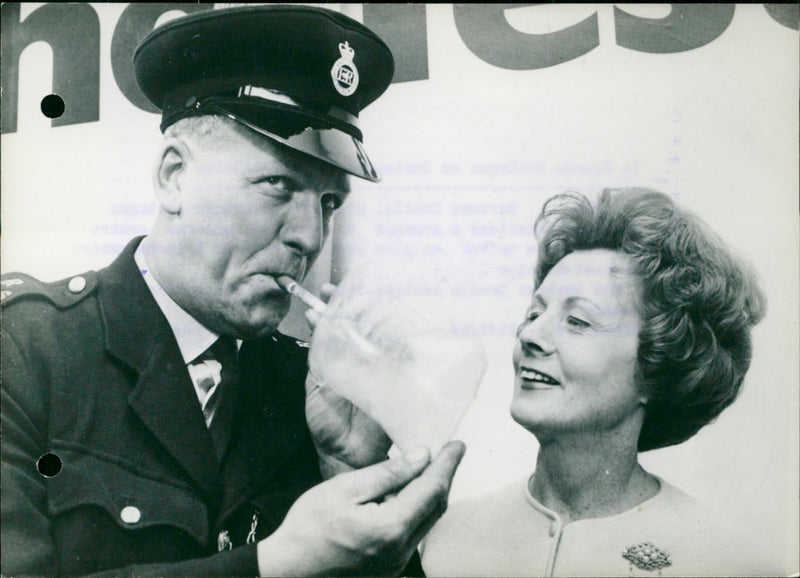 UK introduces field sobriety tests - Vintage Photograph