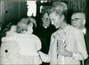 Princess Paola at the opening of Nursing School - Vintage Photograph