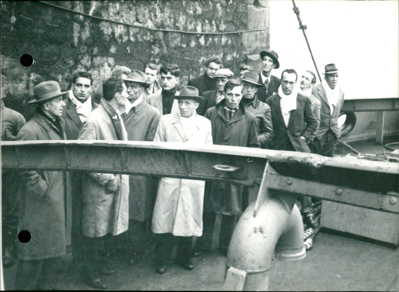 Steamer "Flandres" damaged - Vintage Photograph