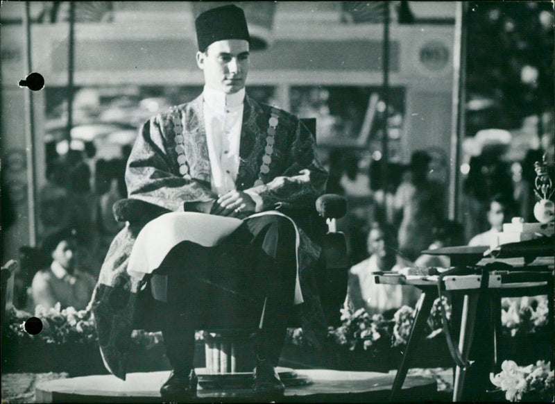 Prince Karim is Aga Khan - Vintage Photograph