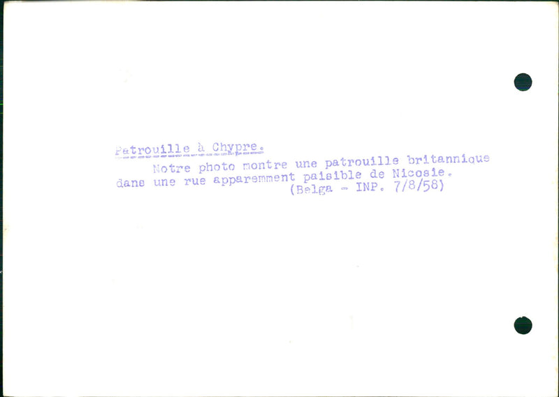 British patrol - Vintage Photograph