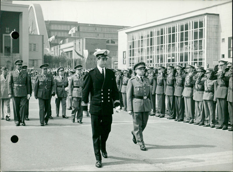 Prince Albert at an allied congress - Vintage Photograph