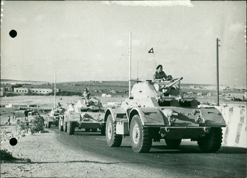 Egyptian equipment offered to Libya. - Vintage Photograph