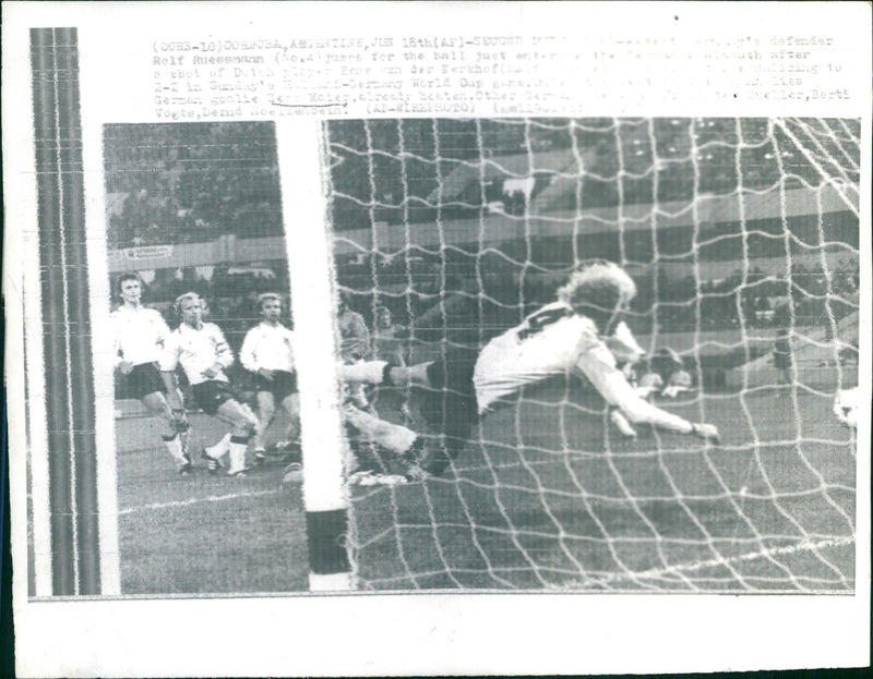 German goal-keeper Sepp Meier - Vintage Photograph