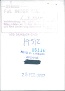 A keeper saves a ball - Vintage Photograph