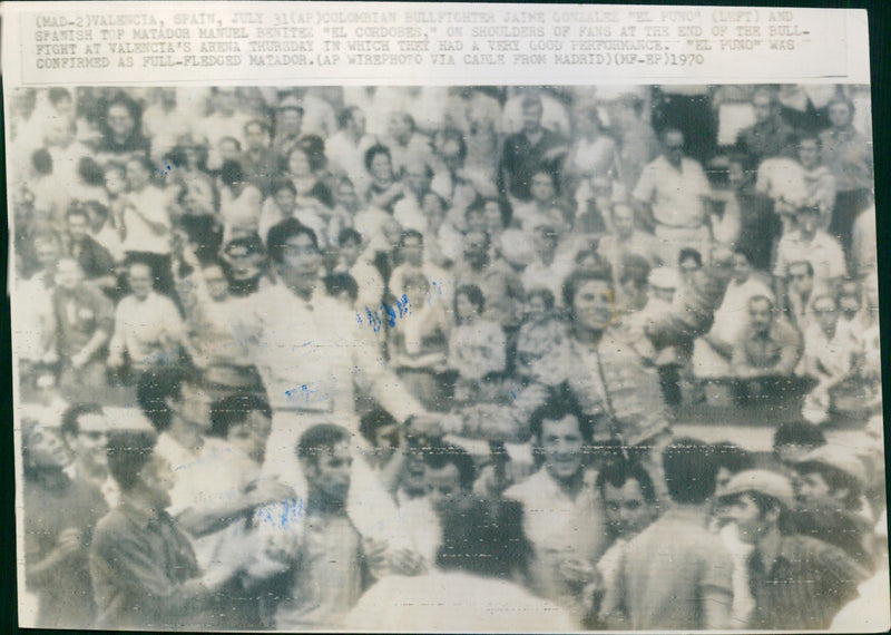 Jaime Gonzalez, Manuel Benitez - Vintage Photograph