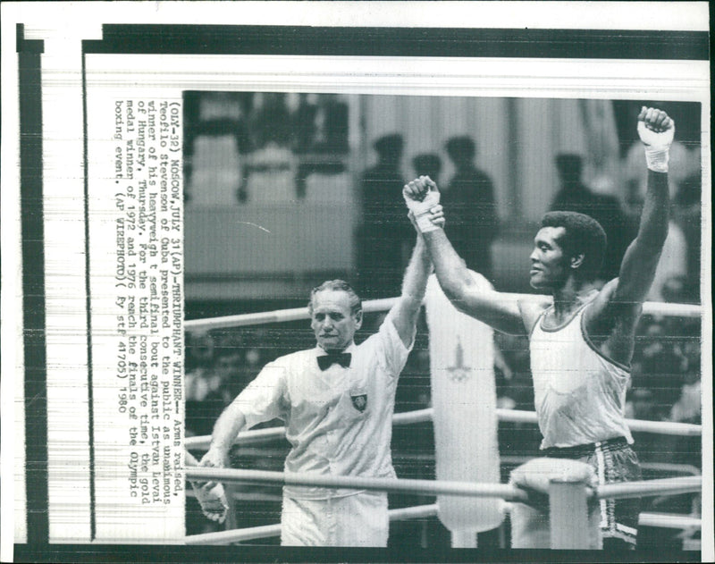 Teofilo Stevenson of Cuba - Vintage Photograph