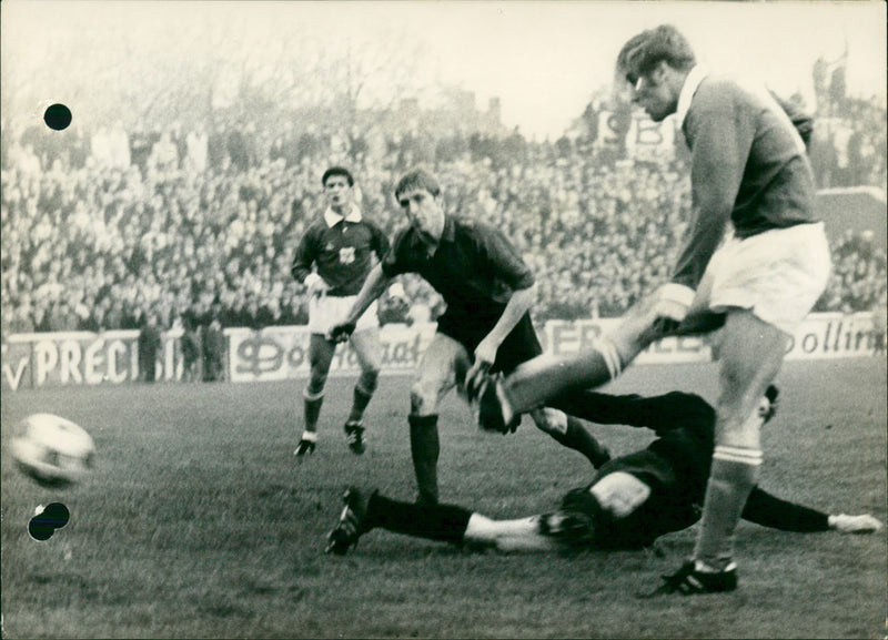 Belgian Football: FC Beringen- RSC Anderlecht - Vintage Photograph