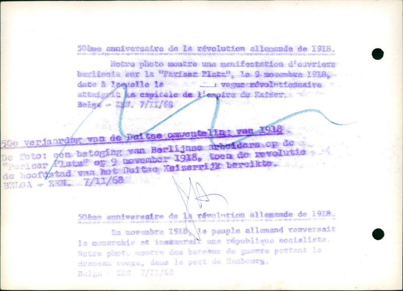 German Revolution 1918 - Vintage Photograph