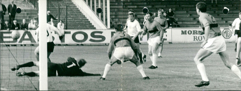 Belgian Cup Football: Racing White- Willebroeck. - Vintage Photograph