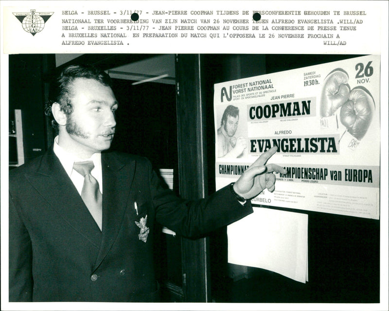 Jean Pierre Coopman, Alfredo Evangelista - Vintage Photograph