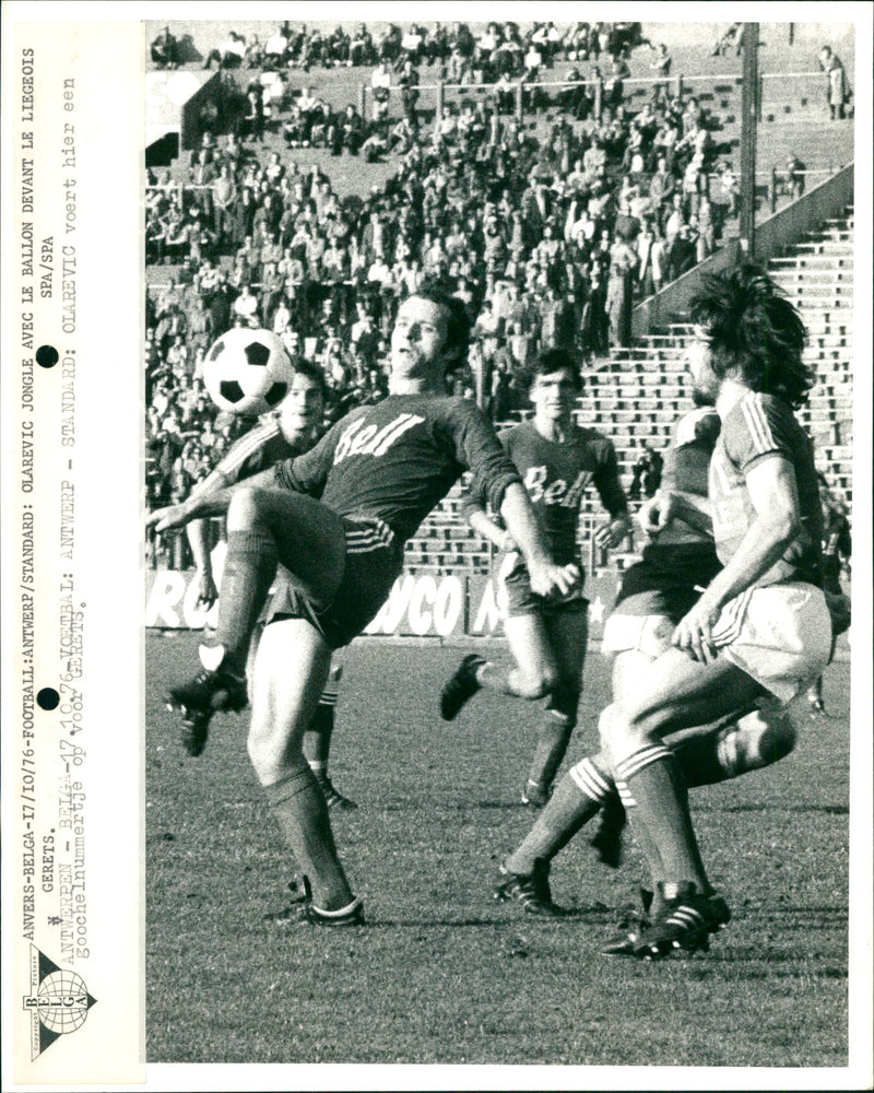 Olarevic does some football magic - Vintage Photograph