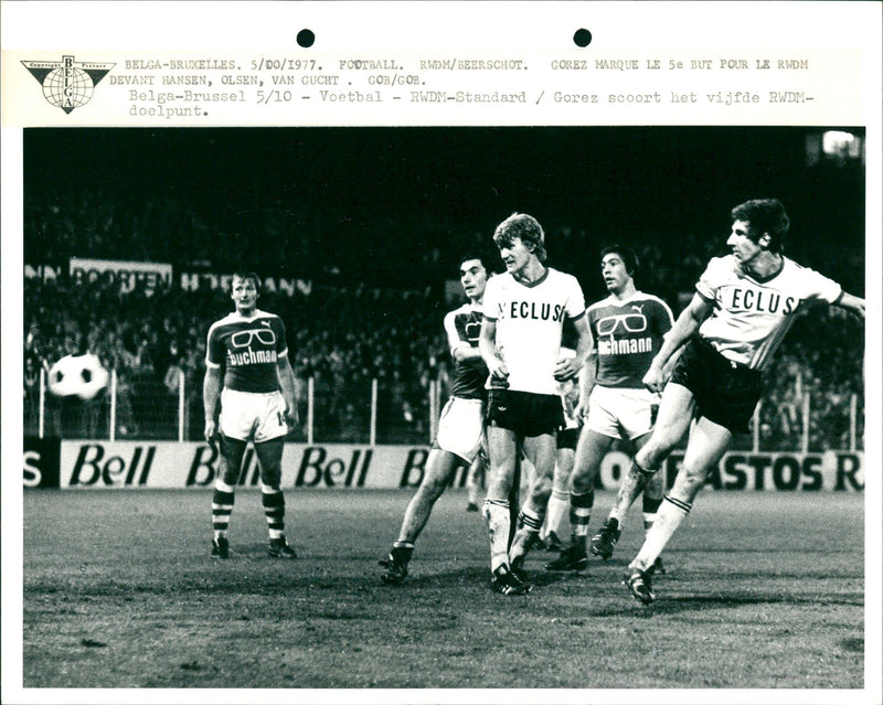 1977 SPORTS OCTOBAL FOOTBALL - Vintage Photograph