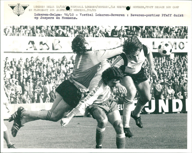 Belgian Football: KSC Lokeren - SK Beveren-Waas - Vintage Photograph