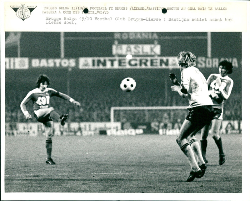 Belgian Football: Club Brugge- Lierse SK - Vintage Photograph