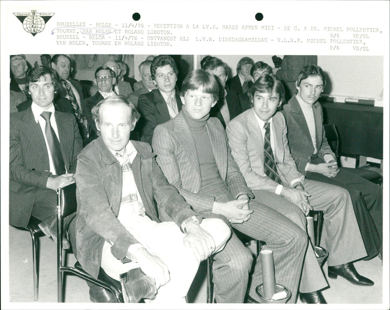 Michel Pollentier, Van Holen, Tourne and Roland Liboton - Vintage Photograph