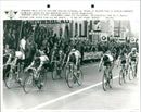 The 4th place at the sprint won by Jacobs. - Vintage Photograph