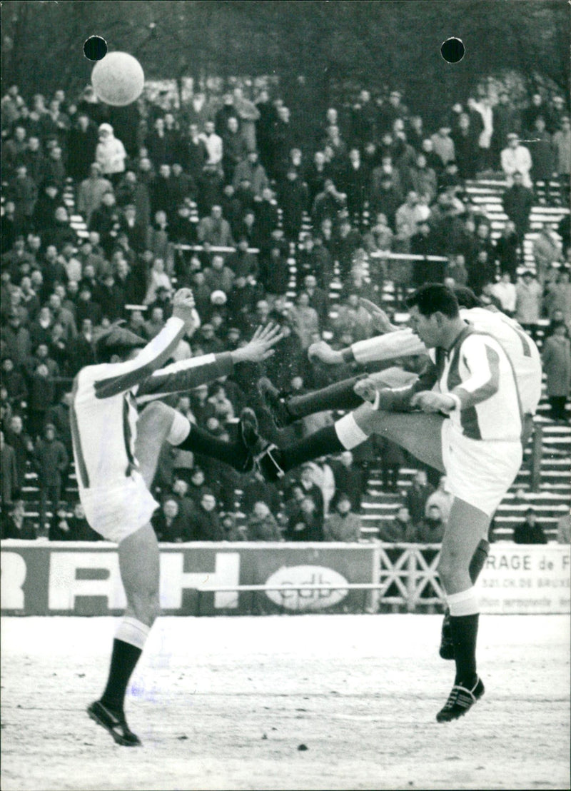 Football match Union-Tilleur - Vintage Photograph