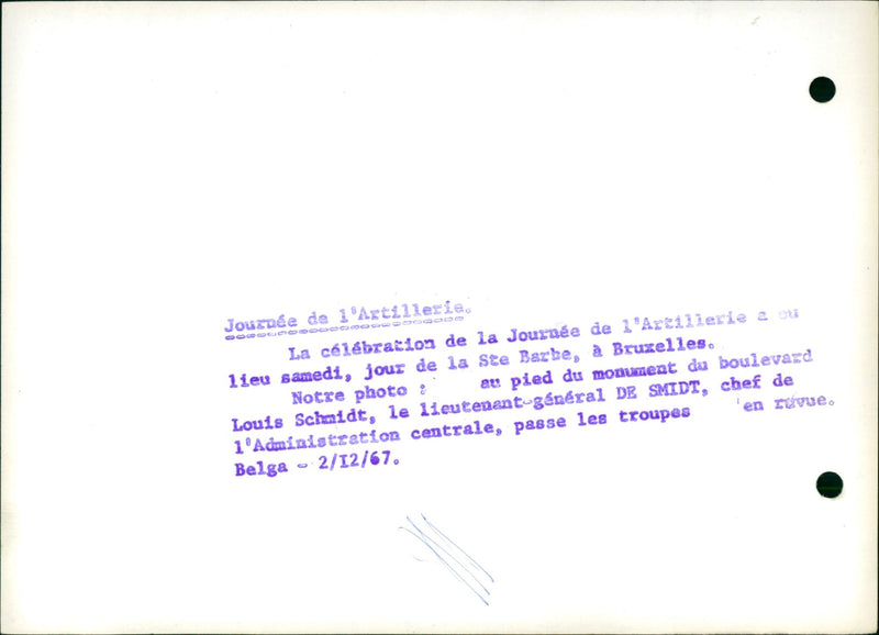 Artillery day Brussels. - Vintage Photograph