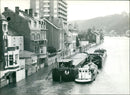 The flood of the Meuse - Vintage Photograph