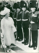 The Queen Mother of England in Canada - Vintage Photograph