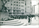 Military music in Ostend - Vintage Photograph
