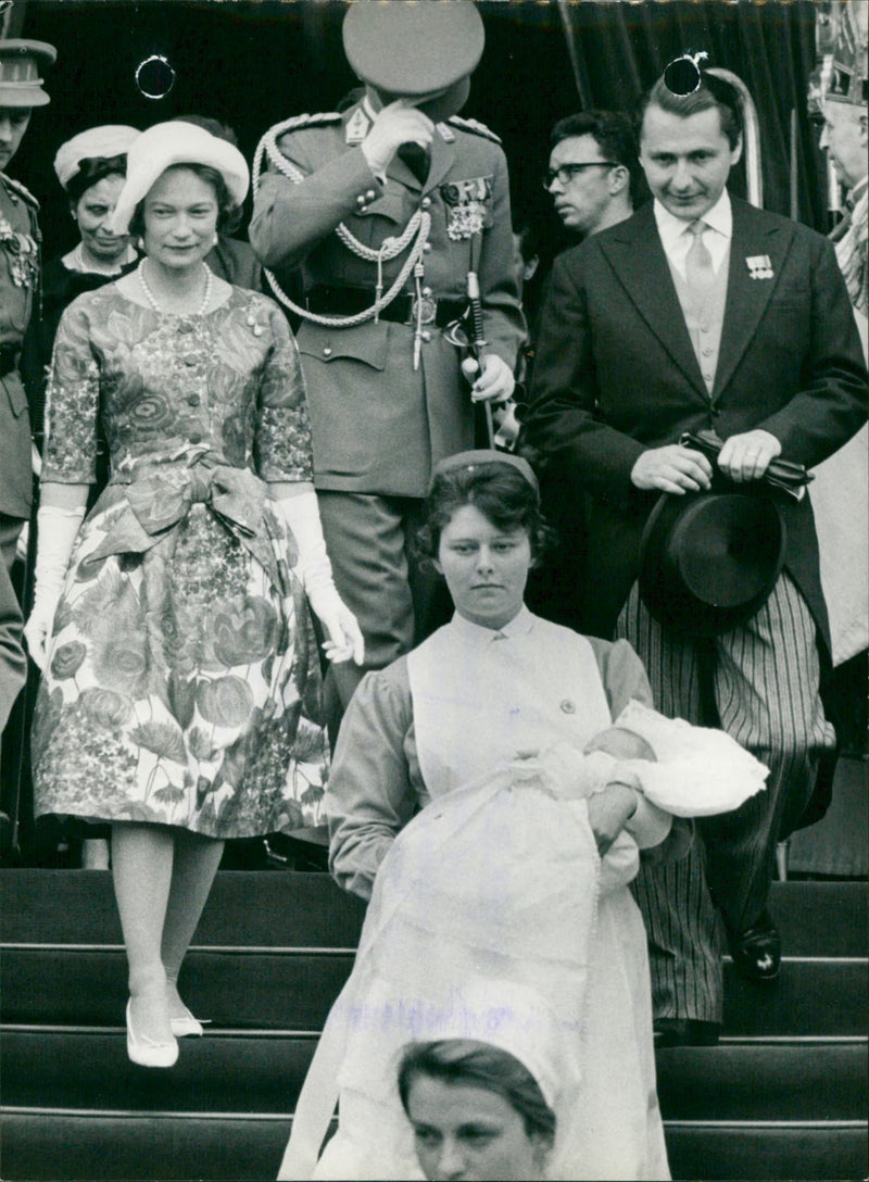 Baptism of Princess Astrid. - Vintage Photograph