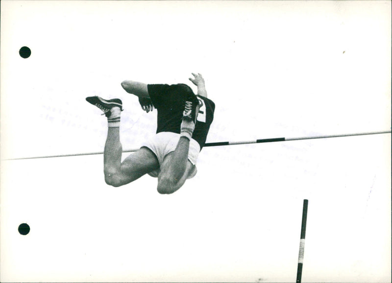 Athletics: International meeting in Louvain( Leuven) - Vintage Photograph