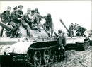 Maneuvers of the army of the Warsaw Pact - Vintage Photograph
