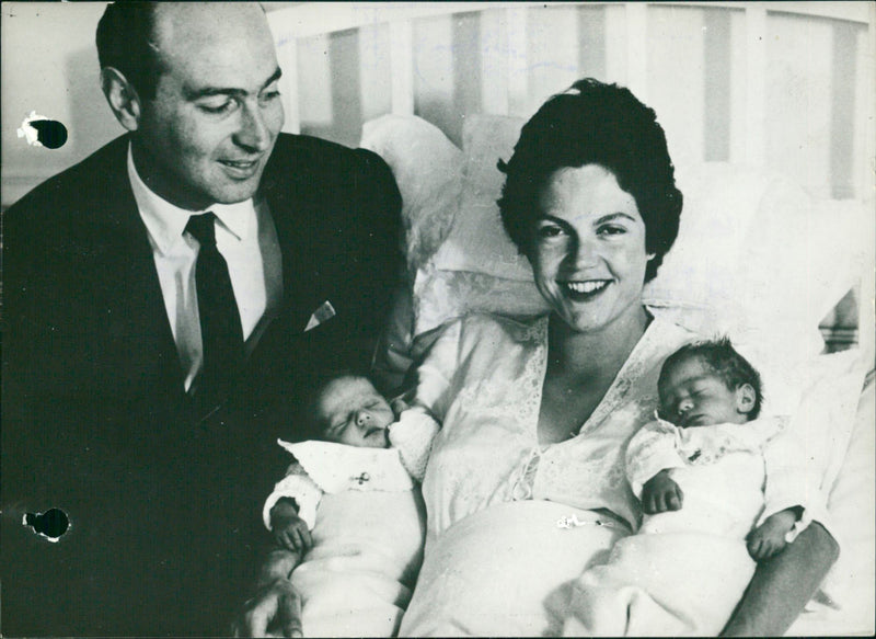 Princess Maria-Pia, Prince Alexander, Prince Michel, Prince Dimitri - Vintage Photograph