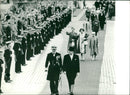 King of Denmark Frederick IX in Helsinki - Vintage Photograph