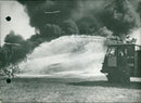 Firefighters in action - Vintage Photograph