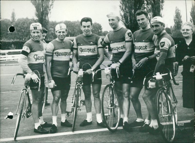 Belgian cycling team - Vintage Photograph