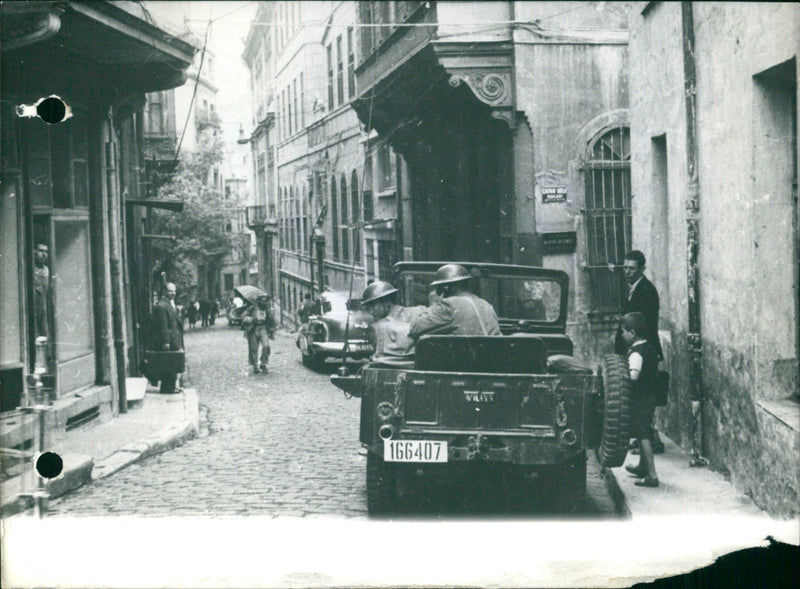 Turkish soldiers on guard - Vintage Photograph