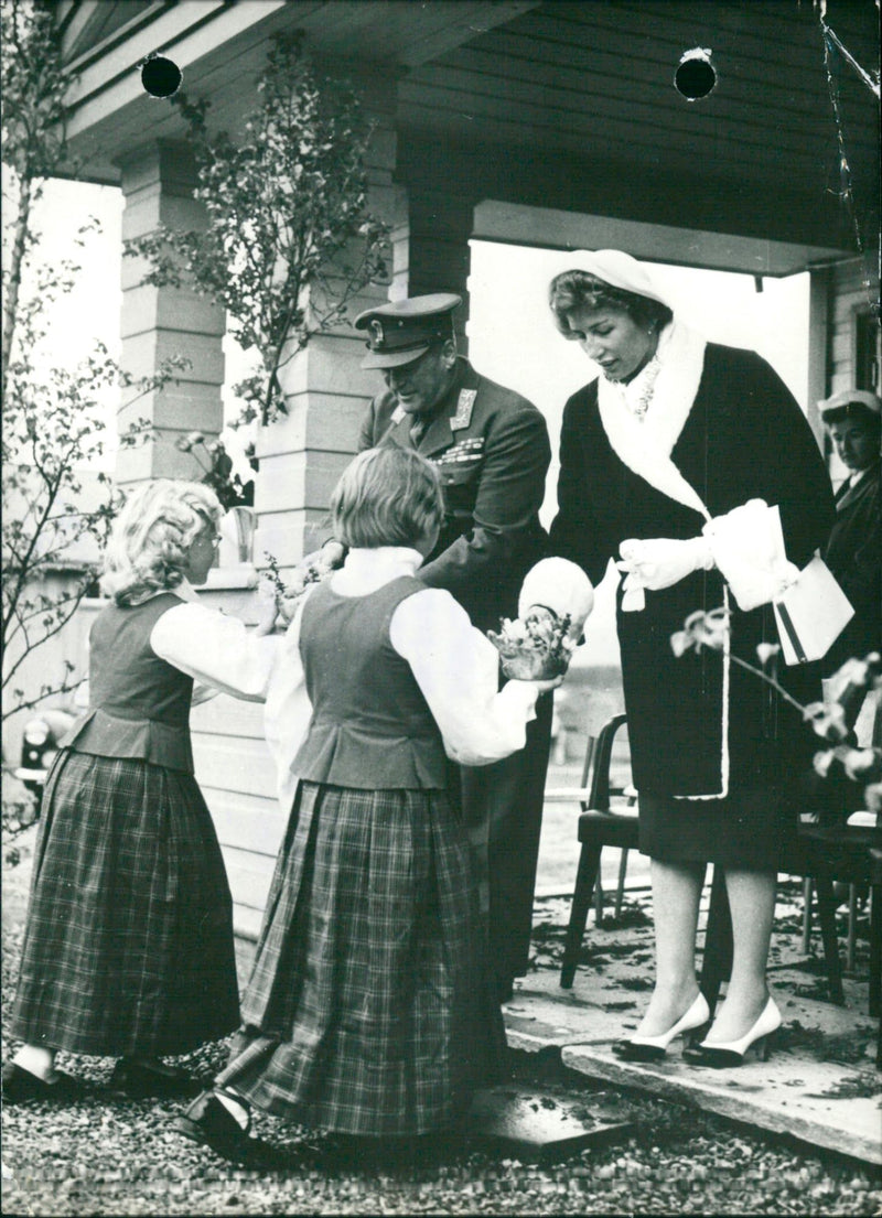 King Olav and Princess Astrid - Vintage Photograph