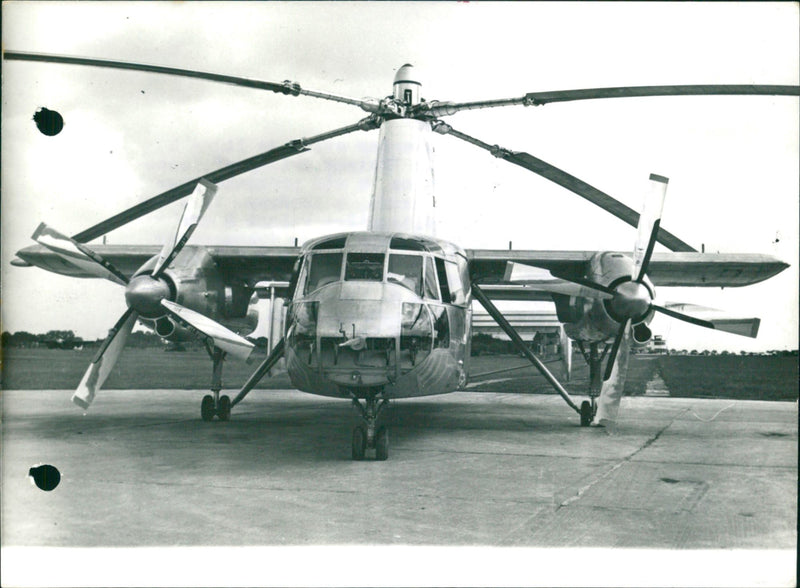 Hybrid plane-helicopter - Vintage Photograph