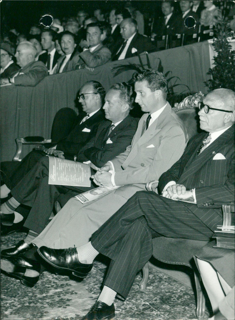 Prince Albert at Holiday on Ice. - Vintage Photograph