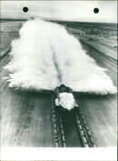 Supersonic sledge of the American Navy. - Vintage Photograph