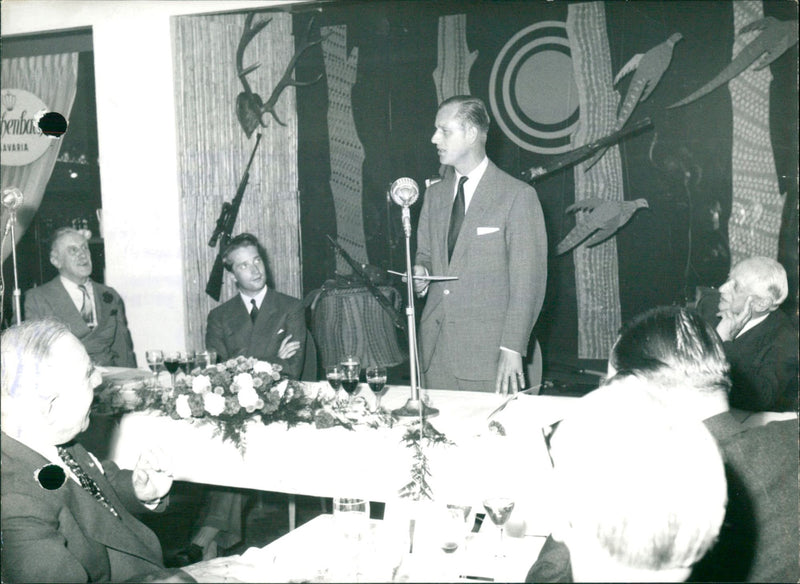 Princes Philip & Albert, Sirs Hugh Beaver & John Balfour - Vintage Photograph