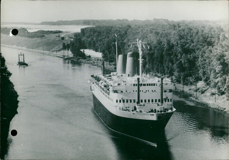 The German liner "Europa" - Vintage Photograph
