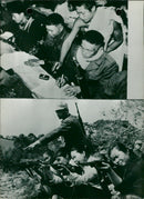 Men at school, woman at war - Vintage Photograph