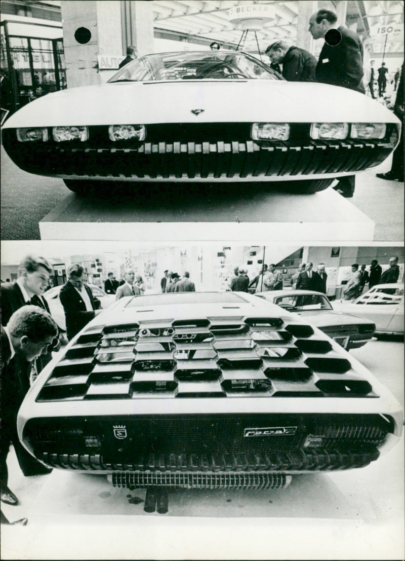 Auto Show Frankfurt - Vintage Photograph