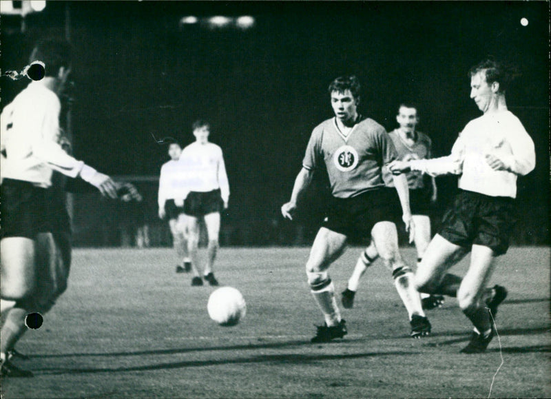 Belgium vs. England - Vintage Photograph