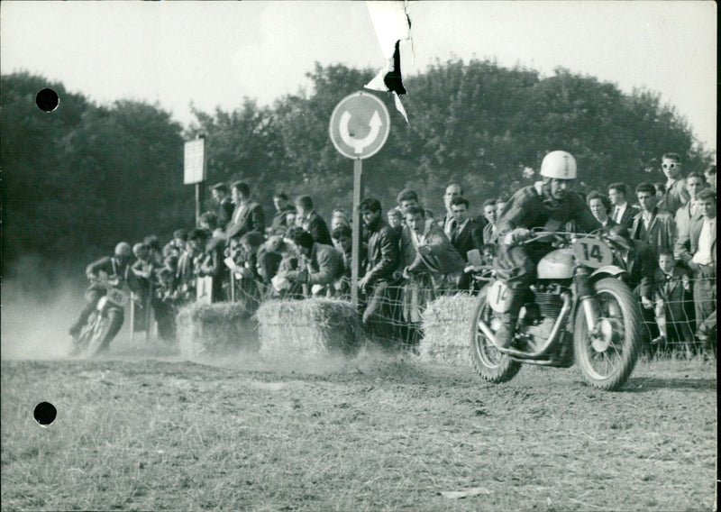 The Belgian Grand Prix won by Rene Baeten - Vintage Photograph