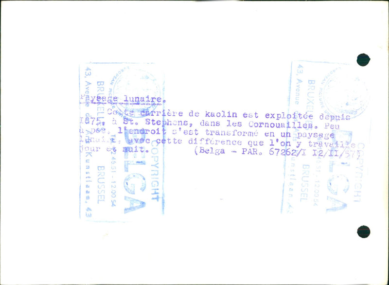 Lunar landscape - Vintage Photograph