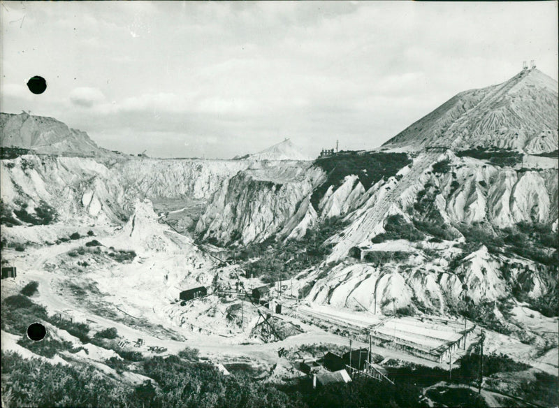 Lunar landscape - Vintage Photograph