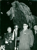 Mr. Loilest at Unknown Soldier monument - Vintage Photograph