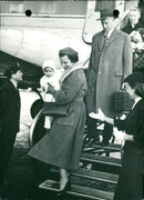 King Leopold, Princess Liliane, Princess Maria-Esmeralda - Vintage Photograph
