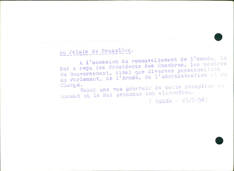 King delivers speech - Vintage Photograph