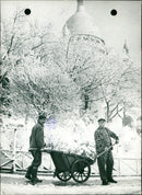 Snow in Paris - Vintage Photograph